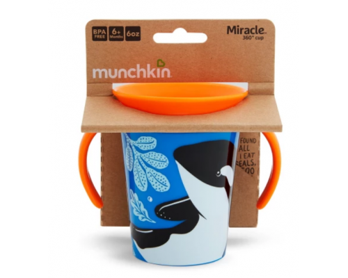 Munchkin, Miracle 360 Trainer Cup, Παιδικό Κύπελο Orca, 51775, 177ml. Munchkin, Miracle 360 Trainer Cup, Παιδικό Κύπελο Orca, 51775, 177ml.