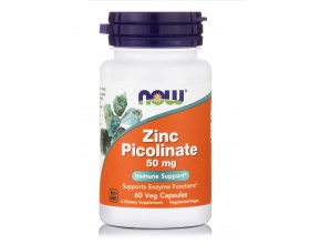 Now Foods Zinc Picolinate 50mg Συμπλήρωμα Διατροφής με Ψευδάργυρο, 60 κάψουλες Now Foods Zinc Picolinate 50mg Συμπλήρωμα Διατροφής με Ψευδάργυρο, 60 κάψουλες
