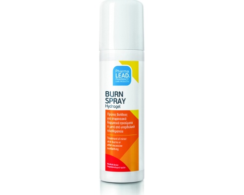 Pharmalead Burn Spray Hydrogel Πρώτες Βοήθειες για Επιφανειακά Δερματικά Εγκαύματα, 50ml Pharmalead Burn Spray Hydrogel Πρώτες Βοήθειες για Επιφανειακά Δερματικά Εγκαύματα, 50ml