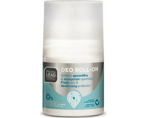 Pharmalead Deo Roll-On Αποσμητικό για Αίσθηση Φρεσκάδας, 50ml Pharmalead Deo Roll-On Αποσμητικό για Αίσθηση Φρεσκάδας, 50ml