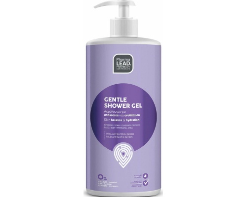 Pharmalead Gentle Shower Gel Αφρόλουτρο για Απαλότητα & Ενυδάτωση, 1lt Pharmalead Gentle Shower Gel Αφρόλουτρο για Απαλότητα & Ενυδάτωση, 1lt