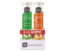 Pharmalead Multi Energy + Δώρο Vitamin C 550mg  Pharmalead Multi Energy + Δώρο Vitamin C 550mg