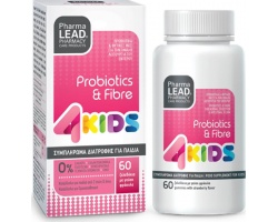 Pharmalead Probiotics & Fibre 4Kids Συμπλήρωμα Διατροφής για Παιδιά με Προβιοτικά, 60 ζελεδάκια Pharmalead Probiotics & Fibre 4Kids Συμπλήρωμα Διατροφής για Παιδιά με Προβιοτικά, 60 ζελεδάκια