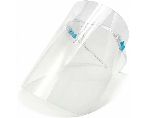 Προσωπίδα Διάφανη με Στήριξη Σκελετού Γυαλιών, 1τμχ Προσωπίδα Διάφανη με Στήριξη Σκελετού Γυαλιών, 1τμχ