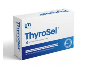Pharma Unimedis ThyroSel Συμπλήρωμα Διατροφής με Σελήνιο & Ψευδάργυρο, 30 μασώμενα δισκία