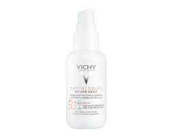 Vichy Capital Soleil UV-Age Daily SPF50+ Αντηλιακό Προσώπου κατά της Φωτογήρανσης, 40ml Vichy Capital Soleil UV-Age Daily SPF50+ Αντηλιακό Προσώπου κατά της Φωτογήρανσης, 40ml