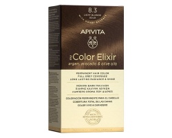 Apivita My Color Elixir No 8.3 Μόνιμη Βαφή Μαλλιών Ξανθό Ανοιχτό Μελί, 1τμχ Apivita My Color Elixir No 8.3 Μόνιμη Βαφή Μαλλιών Ξανθό Ανοιχτό Μελί, 1τμχ