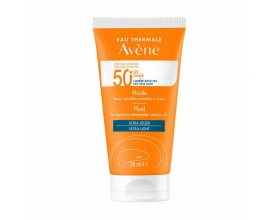 Avene Eau Thermale Fluid Ultra Light SPF50+ Λεπτόρρευστη Αντηλιακή Κρέμα Προσώπου για Κανονικό/Μεικτό Δέρμα, 50ml