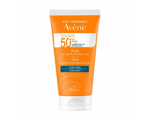 Avene Eau Thermale Fluid Ultra Light SPF50+ Λεπτόρρευστη Αντηλιακή Κρέμα Προσώπου για Κανονικό/Μεικτό Δέρμα, 50ml Avene Eau Thermale Fluid Ultra Light SPF50+ Λεπτόρρευστη Αντηλιακή Κρέμα Προσώπου για Κανονικό/Μεικτό Δέρμα, 50ml