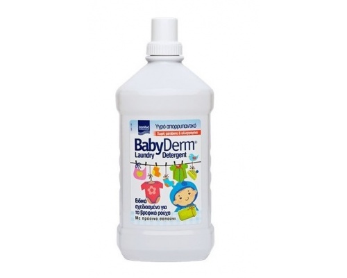 Intermed Babyderm Laundry Detergent Υγρό Απορρυπαντικό για Βρεφικά Ρούχα, 1.4lt