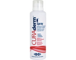 Uni-Pharma Curaderm Spray Δερματικό Εκνέφωμα σε Μορφή Πούδρας για Πληγές, Κοψίματα & Γδαρσίματα, 125ml Uni-Pharma Curaderm Spray Δερματικό Εκνέφωμα σε Μορφή Πούδρας για Πληγές, Κοψίματα & Γδαρσίματα, 125ml