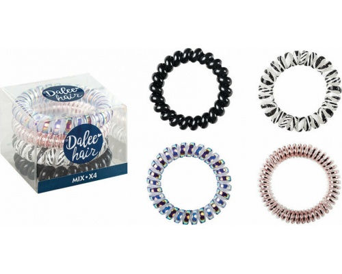 Medisei Dalee Hair Spiral Mix Σπιράλ Λαστιχάκια Μαλλιών, 4τμχ Medisei Dalee Hair Spiral Mix Σπιράλ Λαστιχάκια Μαλλιών, 4τμχ