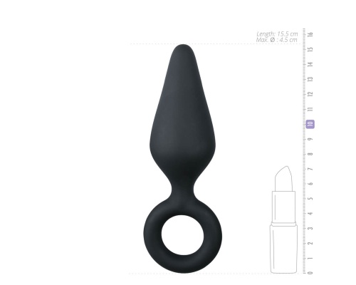 EasyToys Pointy Plug Large Black Μεγάλη Πρωκτική Σφήνα σε Χρώμα Μαύρο 15.5cm, 1τμχ EasyToys Pointy Plug Large Black Μεγάλη Πρωκτική Σφήνα σε Χρώμα Μαύρο 15.5cm, 1τμχ
