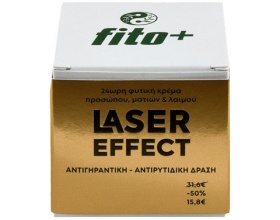 Fito+ Laser Effect Αντιγηραντική Φυτική Κρέμα Προσώπου, Ματιών & Λαιμού, 50ml