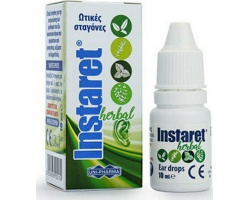 Uni-Pharma Instaret Herbal Ear Drops Ωτικές Σταγόνες, 10ml