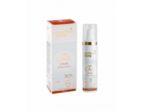 Medisei Panthenol Extra Sun Care Color Tinted Sunscreen Face Gel SPF50 Αντηλιακό Τζελ Προσώπου με Χρώμα, 50ml