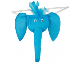 Cottelli Collection Elephant String Ανδρικό Εσώρουχο σε Χρώμα Γαλάζιο, 1τμχ