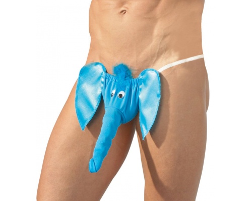 Cottelli Collection Elephant String Ανδρικό Εσώρουχο σε Χρώμα Γαλάζιο, 1τμχ Cottelli Collection Elephant String Ανδρικό Εσώρουχο σε Χρώμα Γαλάζιο, 1τμχ