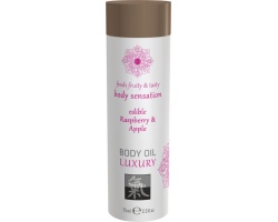 Shiatsu Luxury Body Oil Edible Raspberry & Apple Λάδι Μασάζ με Άρωμα Βατόμουρο & Μήλο, 75ml Shiatsu Luxury Body Oil Edible Raspberry & Apple Λάδι Μασάζ με Άρωμα Βατόμουρο & Μήλο, 75ml