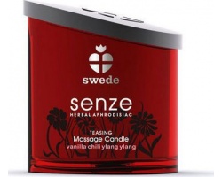 Swede Senze Teasing Massage Candle Κερί για Μασάζ με Αφροδισιακό Άρωμα, 150ml Swede Senze Teasing Massage Candle Κερί για Μασάζ με Αφροδισιακό Άρωμα, 150ml