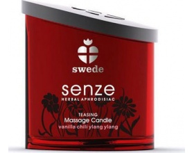 Swede Senze Teasing Massage Candle Κερί για Μασάζ με Αφροδισιακό Άρωμα, 150ml