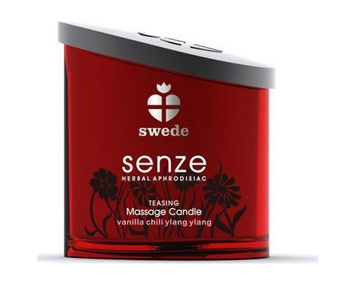 Swede Senze Teasing Massage Candle Κερί για Μασάζ με Αφροδισιακό Άρωμα, 150ml Swede Senze Teasing Massage Candle Κερί για Μασάζ με Αφροδισιακό Άρωμα, 150ml