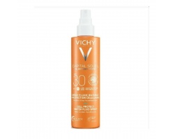 Vichy Capital Soleil Cell Protect Water Fluid Spray SPF30 Αντηλιακό Σπρέι Πολλαπλής Χρήσης, 200ml Vichy Capital Soleil Cell Protect Water Fluid Spray SPF30 Αντηλιακό Σπρέι Πολλαπλής Χρήσης, 200ml
