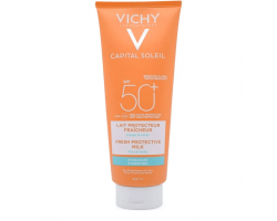 Vichy Capital Soleil Fresh Protective Milk SPF50 Αντηλιακό Γαλάκτωμα για Πρόσωπο & Σώμα, 300ml Vichy Capital Soleil Fresh Protective Milk SPF50 Αντηλιακό Γαλάκτωμα για Πρόσωπο & Σώμα, 300ml