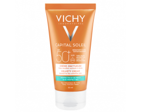 Vichy Capital Soleil Velvety Face Cream SPF50 Αντηλιακή Κρέμα Προσώπου με Βελούδινη Υφή, 50ml 