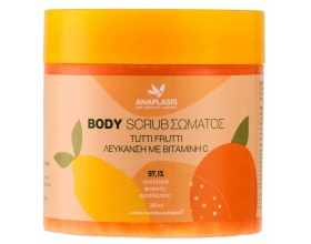 Anaplasis Body Scrub Tutti Frutti Απολεπιστικό Σώματος για Λεύκανση με Βιταμίνη C, 380ml