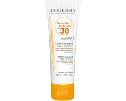Bioderma Photoderm Akn Mat Fluid SPF30 Αντηλιακό Προσώπου για Επιδερμίδες με Τάση Ακμής, 40ml Bioderma Photoderm Akn Mat Fluid SPF30 Αντηλιακό Προσώπου για Επιδερμίδες με Τάση Ακμής, 40ml