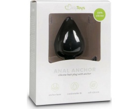 EasyToys Anal Anchor Buttplug Black Small Πρωκτική Σφήνα σε Χρώμα Μαύρο 8cm, 1τμχ