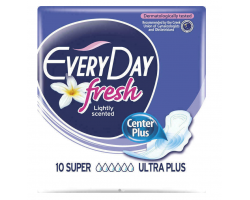 Every Day, Fresh Super Ultra Plus. Σερβιέτες με Φτερά, 10τεμ. Every Day, Fresh Super Ultra Plus. Σερβιέτες με Φτερά, 10τεμ.
