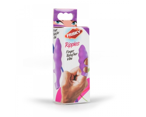 Frisky Ripples Finger Bang' Her Vibe Δονητής Δαχτύλου σε Χρώμα Μωβ, 1τμχ Frisky Ripples Finger Bang' Her Vibe Δονητής Δαχτύλου σε Χρώμα Μωβ, 1τμχ