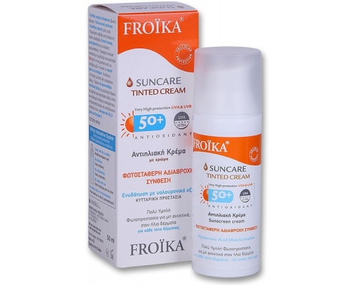Froika Suncare Tinted Cream SPF50+ Αντηλιακή Κρέμα με Χρώμα, 50ml Froika Suncare Tinted Cream SPF50+ Αντηλιακή Κρέμα με Χρώμα, 50ml