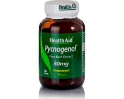 Health Aid Pycnogenol Συμπλήρωμα Διατροφής με Αντιοξειδωτική Δράση, 30 δισκία Health Aid Pycnogenol Συμπλήρωμα Διατροφής με Αντιοξειδωτική Δράση, 30 δισκία