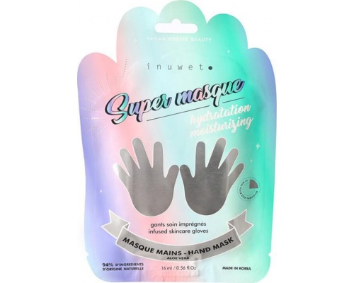 Inuwet Moisturizing Hand Mask Ενυδατική Μάσκα Χεριών, 16ml Inuwet Moisturizing Hand Mask Ενυδατική Μάσκα Χεριών, 16ml