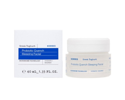 Korres Greek Yoghurt Probiotic Quench Sleeping Facial Ενυδατική Κρέμα Νύχτας με Προβιοτικά, 40ml Korres Greek Yoghurt Probiotic Quench Sleeping Facial Ενυδατική Κρέμα Νύχτας με Προβιοτικά, 40ml