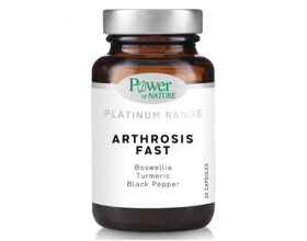 Power of Nature Platinum Range Arthrosis Fast Συμπλήρωμα Διατροφής για την Υγεία τω Αρθρώσεων, 20 κάψουλες