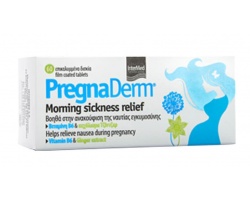 Intermed Pregnaderm Morning Sickness Relief Συμπλήρωμα Διατροφής για την Ανακούφιση της Ναυτίας στην Εγκυμοσύνη, 60 δισκία Intermed Pregnaderm Morning Sickness Relief Συμπλήρωμα Διατροφής για την Ανακούφιση της Ναυτίας στην Εγκυμοσύνη, 60 δισκία
