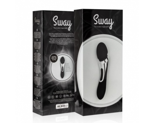 Sway Vibes Wand Vibrator Δονητής Μασάζ σε Χρώμα Μαύρο 22.5cm, 1τμχ