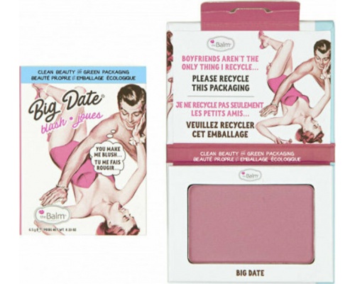 The Balm Blush Big Date Ρουζ σε Απόχρωση Σάπιο Μήλο, 6.5gr