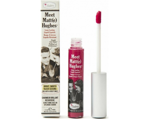 The Balm Meet Matt(e) Hughes Liquid Lipstick Sentimental Υγρό Ματ Κραγιόν σε Απόχρωση Φούξια, 7.4ml The Balm Meet Matt(e) Hughes Liquid Lipstick Sentimental Υγρό Ματ Κραγιόν σε Απόχρωση Φούξια, 7.4ml
