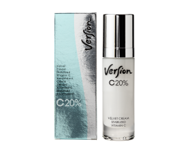 Version Derma C 20% Velvet Cream Vitamin C Αντιγηραντική Κρέμα Προσώπου με Βιταμίνη C, 30 ml 