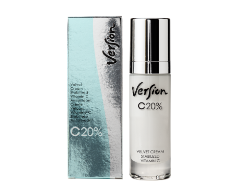 Version Derma C 20% Velvet Cream Vitamin C Αντιγηραντική Κρέμα Προσώπου με Βιταμίνη C, 30 ml  Version Derma C 20% Velvet Cream Vitamin C Αντιγηραντική Κρέμα Προσώπου με Βιταμίνη C, 30 ml