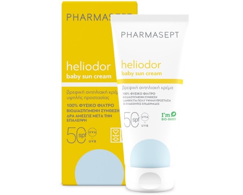 Pharmasept Heliodor Baby Sun Cream SPF50 Βρεφική Αντηλιακή Κρέμα, 100ml Pharmasept Heliodor Baby Sun Cream SPF50 Βρεφική Αντηλιακή Κρέμα, 100ml