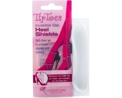 Vican Carnation Tip Toes Invisible Gel Heel Shields Επιθέματα για Μείωση της Τριβής μέσα στο Παπούτσι, 2τμχ Vican Carnation Tip Toes Invisible Gel Heel Shields Επιθέματα για Μείωση της Τριβής μέσα στο Παπούτσι, 2τμχ