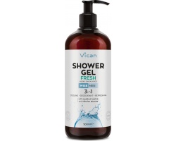 VIcan Wise Men Shower Gel 3in1 Fresh Ανδρικό Αφρόλουτρο με Άρωμα Σανταλόξυλου & Musk, 500ml VIcan Wise Men Shower Gel 3in1 Fresh Ανδρικό Αφρόλουτρο με Άρωμα Σανταλόξυλου & Musk, 500ml