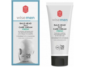 Vican Wise Men Bald Head 3in1 Care Cream Fresh Αντηλιακή, Καταπραϋντική & Προστατευτική Κρέμα για το Δέρμα της Κεφαλής, 100ml