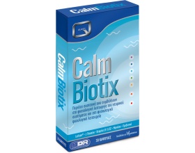 Quest Calm Biotix Συμπλήρωμα Διατροφής για Καλή Ψυχολογική Λειτουργία, 30 κάψουλες